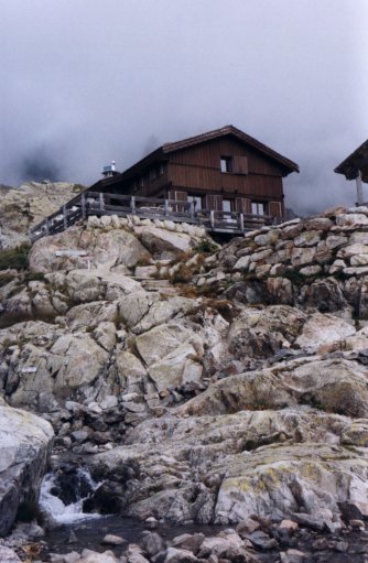 Photographie du refuge du Lac Blanc