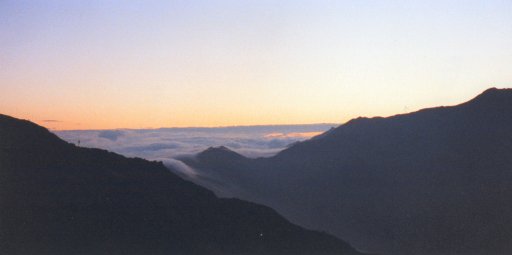 Photographie d'un lever de soleil Mont-Blanc